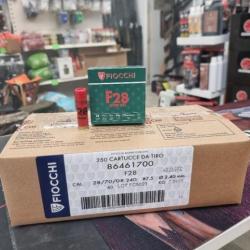 125 Cartouches calibre 28 Fiocchi F28 sporting en 24gr Ball trap