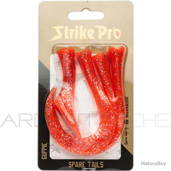 Queue de remplacement STRIKE PRO Guppie Jr Orange gold glitter