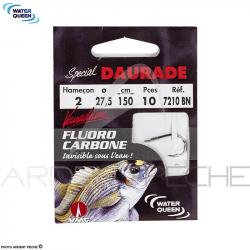Hameçons montés WATER QUEEN Spécial daurade non bouclé 150cm H2 - 0.275mm