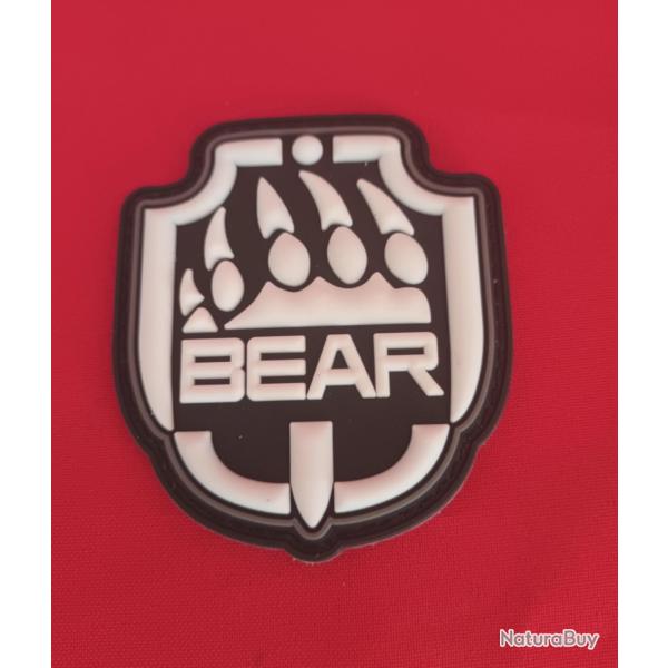 cusson pvc 3d Bear patte d'ours systme scratch dimension 7/7 cm