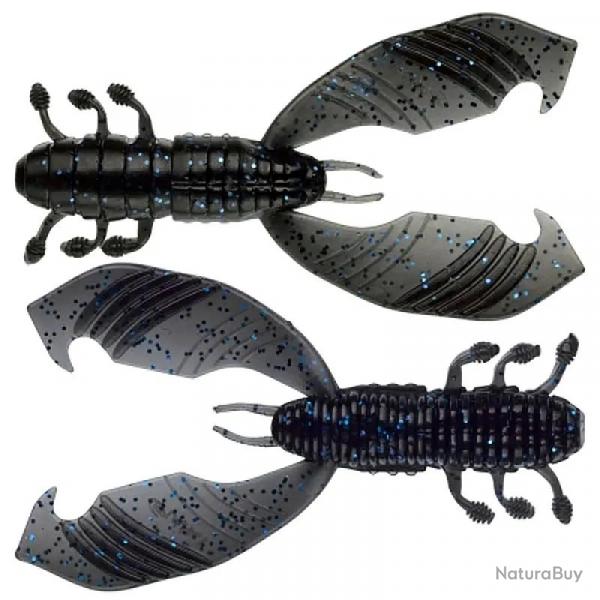 Leurre souple GUNKI Boogie craw vib 90 Black blue flk