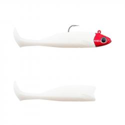Leurre souple FIIISH Master shad combo 100 Medium / 15g / White coco - red head