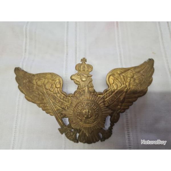 Plaque de la garde de casque a pointe aigle de la garde en laiton en reproduction  A25
