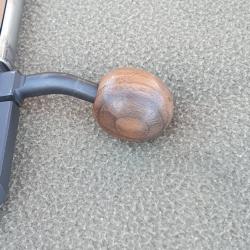 Boule bois noyer veiné