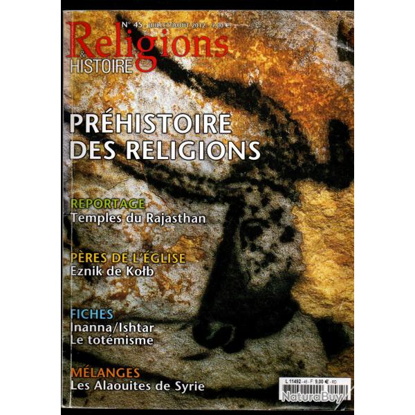 religions histoire 45 de 2012 , prhistoire des religions , alaouites de syrie, temples rajasthan,