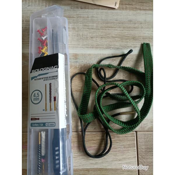Kit de nettoyage air comprim 4,5mm Solognac + cordon