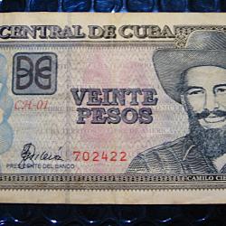 CUBA  billet de 20 pesos  2005  (Camilo Cienfuegos)  ttb