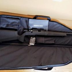 .22lr Springfield 2020 target rifle, noir, chargeur 10 coups, canon 51 cm