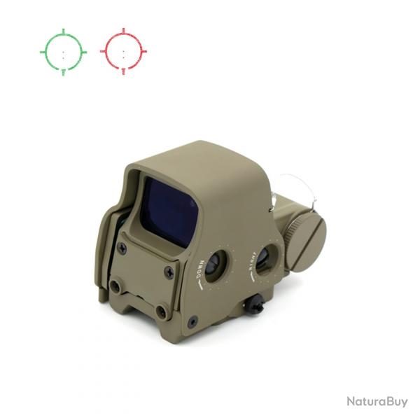 558 vise holographique rouge vert point porte fusil rflexique -558-2-Brown-Y - LIVRAISON GRATUITE