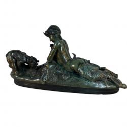 Emmanuel Fremiet dieu pan sculpture bronze