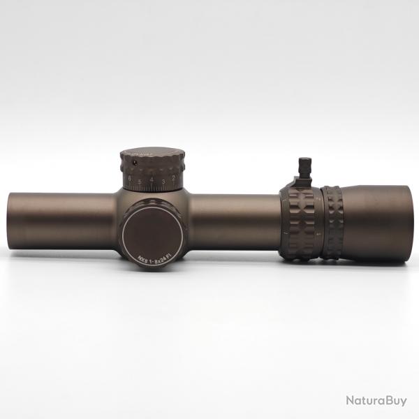 Lunette de vise tactique NX8 1-8x24mm (F1/FFP) 34mm, tanche NX8 1-8x24 Brown
