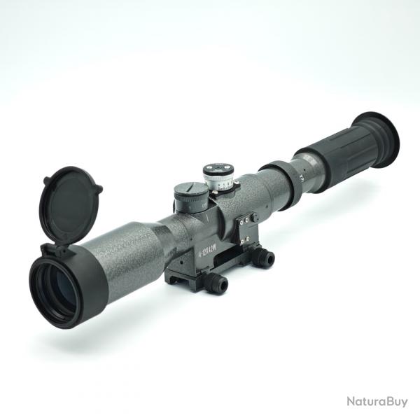 Svd 4-12X42 porte d'arme tactique avec premier rticule d'avion Focal Clip- LIVRAISON GRATUITE