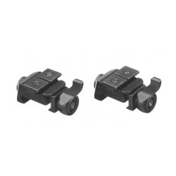 Montage basculant Recknagel prisme 21 serrage rapide rail SR H:1,3cm