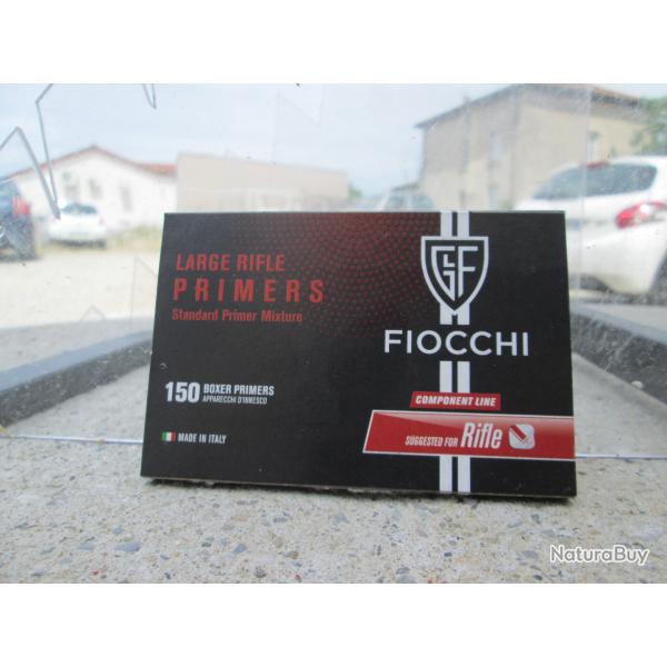 150 amorces Large Rifle de Fiocchi