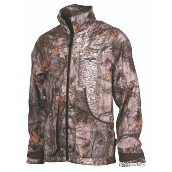 Vente flash ! Veste lgre dperlante camouflage foret Treeland T642