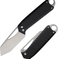 Couteau Ketuo Ventr Black Lame Acier 14c28N Manche G10 Button Lock Clip KETM034