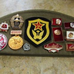 Russie CCCP souvenir ramenée Lénine calot1979 tourisme armée rouge