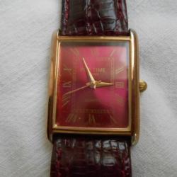 belle tank pop time (façon tank cartier ) mixte , quartz