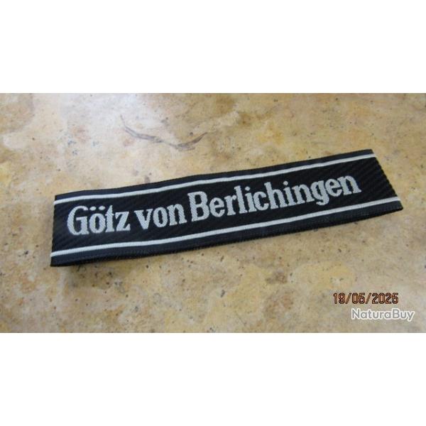 bande de bras Gtz von Berlichingen troupe division waffen ww2 seconde guerre SS troupe lite  copie