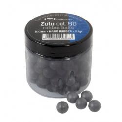 BILLE CAOUTCHOUC LTL cal.50 ZULU LEGERE par 100