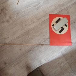 Fanion, drapeau en papier du 3°reich (1/3) NSDAP
