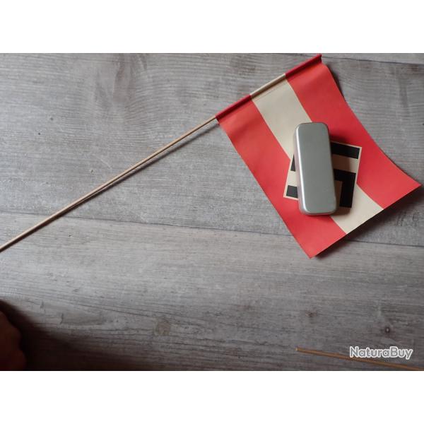 Fanion, drapeau en papier du 3reich (2/3) HJ