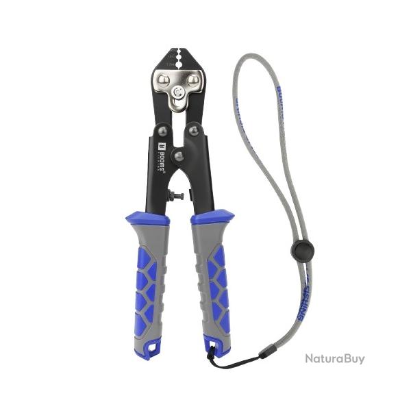 Pince  Sertir De Pche Outil Adapt Au Diamtre Est De 0.5mm  2.2mm Ligne De Fil D'acier 8,8 Pouce