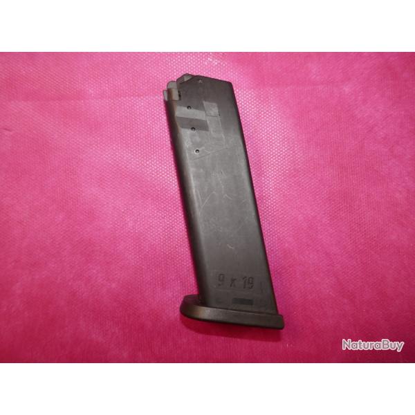Chargeur H&K USP en 9x19mm capacit 15 coups