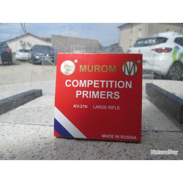 100 Amorces Murom Large Rifle KV-27N (BERDAN)