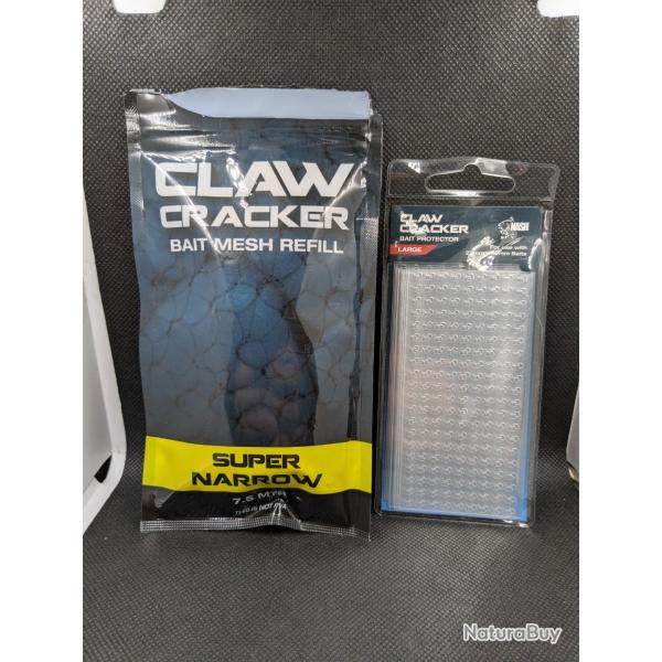 Pche  la carpe, NASH , CLAW CRACKER baits protector / CLAW CRACKER bait mesh refill 7.5 mtres