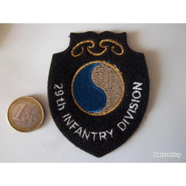 cusson collection militaire U.S 29 TH infantry insigne tissu