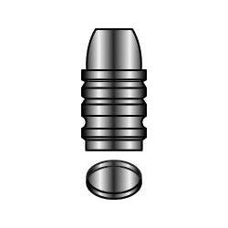 LYMAN- MOULE A BALLE - Cal: 38/357 (.358") SWC- 155 Gr -2 CAVITE - PISTOL-GAS CHECKS