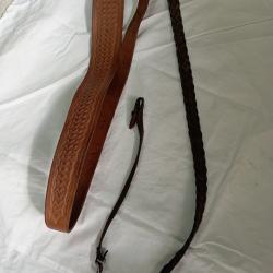 Lot bretelles de carabine ou fusil