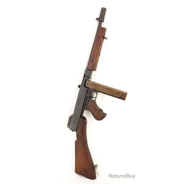 WW2 PISTOLET MITRAILLEUR THOMPSON MODELE 1928 A1 NEUTRALISATION UE 2025 CULASSE MOBILE Trs bon  2em