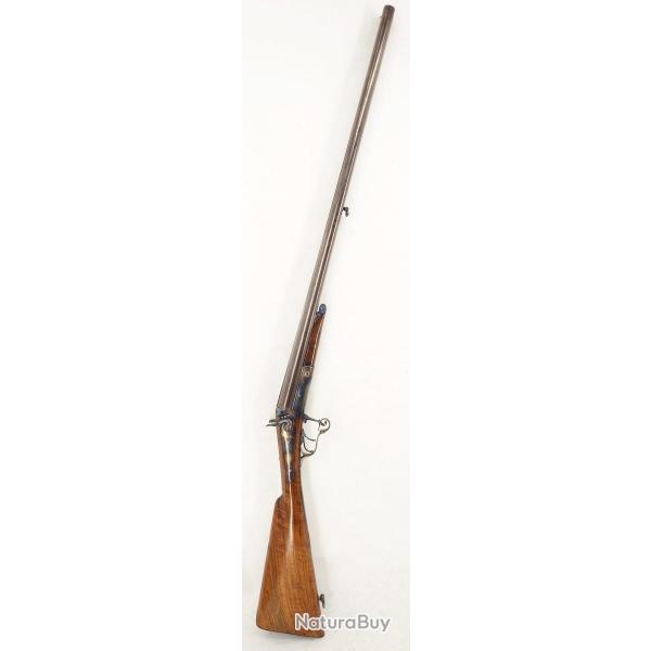 FUSIL DE CHASSE JUXTA A CHIENS EXTERIEURS PONDEVAUX A SAINT ETIENNE Calibre 12 / 65 vers 1870 - Fran