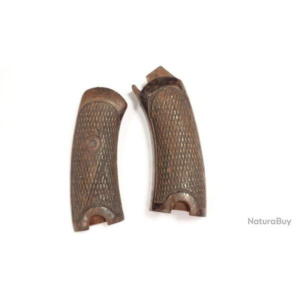 PLAQUETTES DE CROSSE POUR REVOVLER MAS 1892 Bon  Categorie D