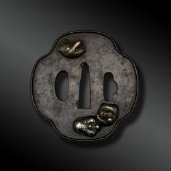 TSUBA Mokko Gata - Japon - Période Edo (1603-1868)