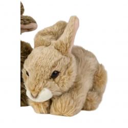Peluche lapin jaune NATURE DE BRENNE 17cm