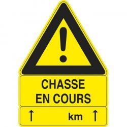 Panneaux Akilux Europarm " Chasse en cours " 100 x 70 cm