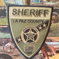 Bureau du shérif du comté de La Paz, en Arizona   - 115 x 100 mm