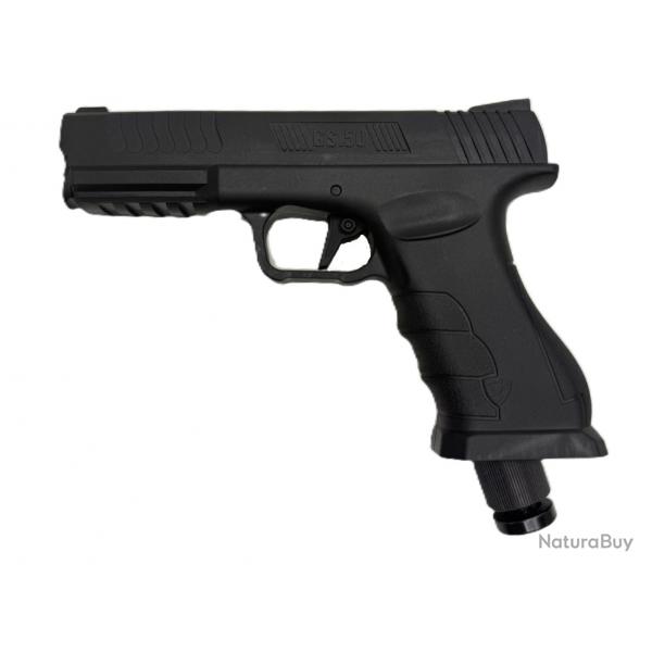 GS50 Le plus volu des pistolets de dfense  balle caoutchouc ! CAL.50