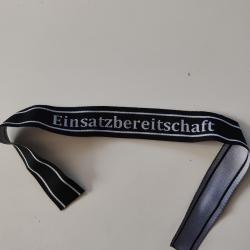 BANDE DE BRAS  "EINSATZBEREITSCHAFT "