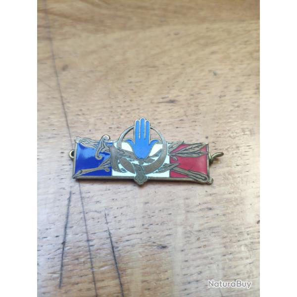 Insigne militaire gendarmerie coloniale force franaise AFN type pucelle