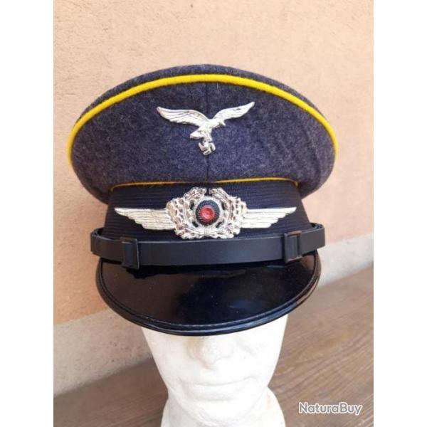 CASQUETTE ALLEMANDE MODELE LUFTWAFFE WWII