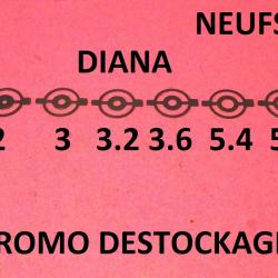 LOT de 6 guidons DIANA neufs DIANA 35 DIANA 50 DIANA 75.....- VENDU PAR JEPERCUTE (HUB188)