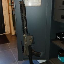 Adaptateur + Garde main Fab M-lok / picatinny pour Mas 49 56.