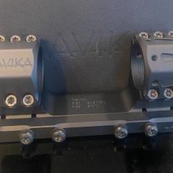 Montage monobloc DAVIKA MSM-01 30 mm H38 - 20.6 MOA - noir