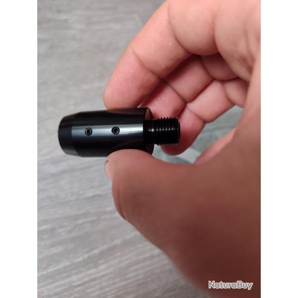 Adaptateur pour canon non filet diamtre 15mm 1/2-20