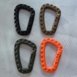 mousqueton tactique (lot de 4)