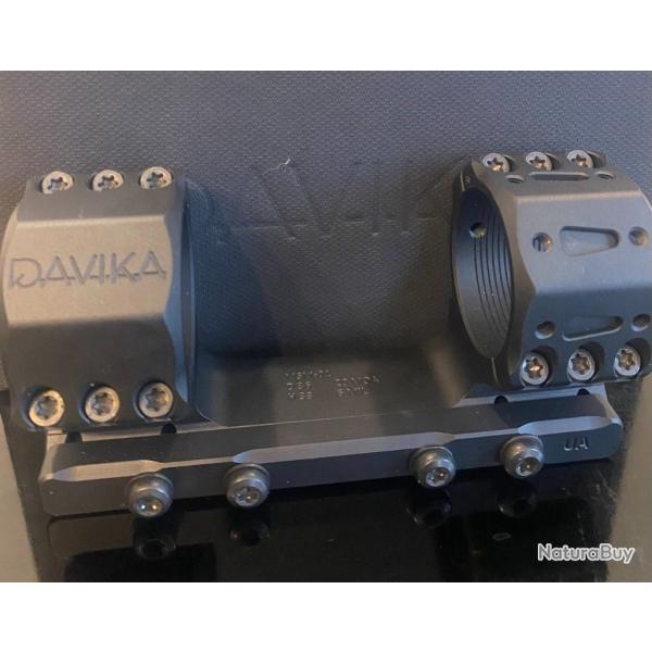Montage monobloc DAVIKA MSM-01 36 mm H38 - 20 MOA - noir